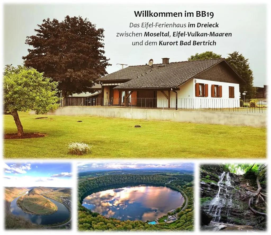 BB19 Eifel-Ferienhaus am Moseltal mit Saunahaus Beuren  Exterior foto